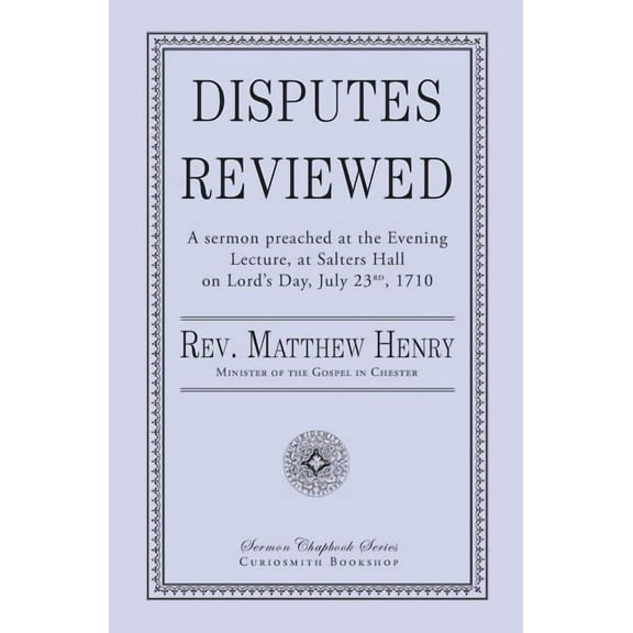Disputes Reviewed (Paperback)