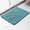 Blue, variant on Chenille Bath Rug 20"x32", Rubber Back Quick Dry Washable Microfiber Bathroom Mats,Grass Green