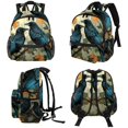 thumbnail image 4 of Crow Traveling Backpack School Bags Cute College Backpack Baby Bag Lightweight Large Capacity Printed Design Adjustable Shoulder Strap Suitable, 4 of 6