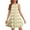 Yellow, variant on TQWQT Beige Dresses for Girls Cute Floral Print Skater Dress Kids Crew Neck Size 10-12 Girls Sundress Tween Girls Clothes Sleeveless Beige 140