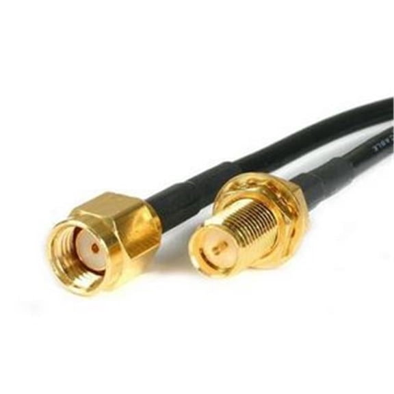 Wireless Antenna Cable 10ft 1 x RP-SMA 1 x RP-SMA Cable Orange