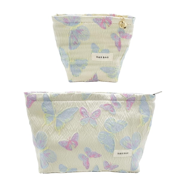 Set de bolsas de maquillaje getgto, 2 unidades, organizador de artículos de tocador de viaje para mujer