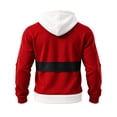 thumbnail image 5 of JAJAHO Kids Boys Christmas Hoodie 3D Printed Funny Santa Hoodie Xmas Holiday Party Tops For 1-16 Years, 5 of 5