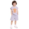 thumbnail image 2 of Wonder Nation Toddler Boys Sleeveless Graphic Tank Top and Matching Shorts Set, Sizes 12M-5T, 2 of 6