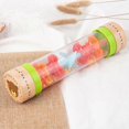 thumbnail image 4 of Sonajero de madera con forma de gota de lluvia, reloj de arena con forma de tubo, minibatidor musical, juguete para niños pequeños, instrumento auditivo sensorial musical., 4 of 5