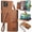 Brown, variant on Allytechgroup Wallet Phone Case for iPhone 16 Pro with Lanyard, PU Leather Flip Case with Credit Card Slot Anti-Scratch Shockproof Protective Back Cover for Apple iPhone 16 Pro, Brown