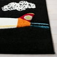 thumbnail image 3 of SAFAVIEH Carousel Kids Caroline Airplanes Area Rug, Black/Ivory, 5'3" x 5'3" Square, 3 of 11