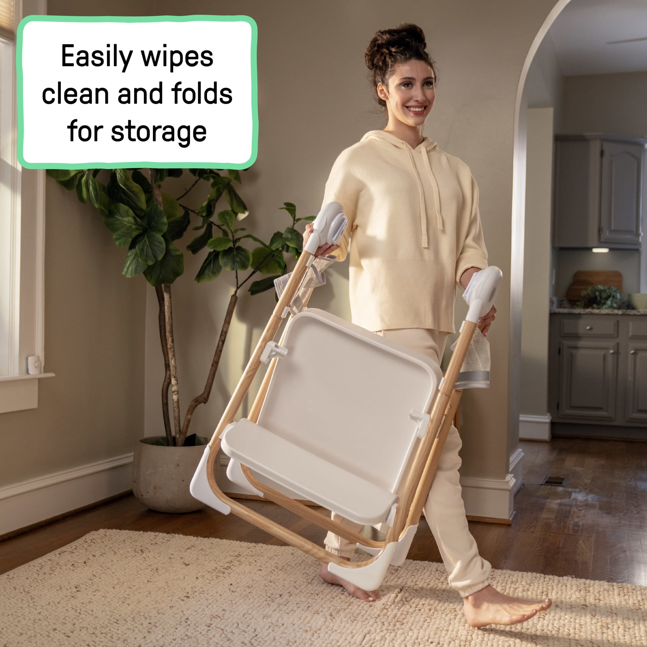 Ingenuity Table to Tower 2-in-1 Step Stool - Kitchen Tower - Play Table - Fold to Store - 18M-4Y