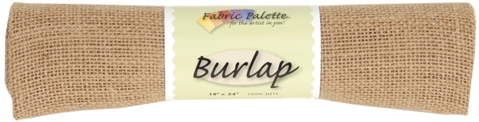 Fabric Palette Burlap 18&quot;X24&quot; Rolled-Natural
