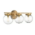 thumbnail image 4 of Trade Winds Linda 3-Light 24" Bathroom Vanity Light in Natural Brass, 4 of 6