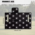 thumbnail image 7 of HUIACONG Black Golf Club Golf Cart Seat Covers Breathable Portable 2 Person Seats Cover Club Car Anti-Slip Easy to Install Fit Most Cars EZGO Yamaha Club Car, 7 of 7