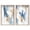 Blonde Frame, variant on Azure Serenity Shadowbox Print Blue Abstract Wall Art Set by Art Remedy, White Frame, 36 x 54