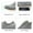 GREY-02, variant on Mens Fashion Sneakers Lightweight Casual Work Shoes Comfort Tennis Athletic Shoes For Men GRAND-02 WHITE Size 9