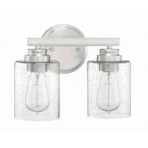 50502-BNK Craftmade Lighting Bolden 2 Light Transitional/Modern & Contemporary Bath Vanity in Transitional Style - 11 inches wide by 8.5 inches high
