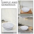 thumbnail image 4 of WEUVEB Set of 2 White Enamel Bowls Vintage Style Mixing Bowls and Serving Basins for Kitchen and Dining Use, 4 of 8
