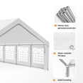 thumbnail image 3 of Ktaxon 20x40FT Large Party Tent, Heavy Duty Outdoor  Big Canopy Tent with 4 Removable Sidewalls, Patio Assembled Canopy Tent with 2 Roll up Doors & 12 Windows for Parties Wedding Commercial, 3 of 7