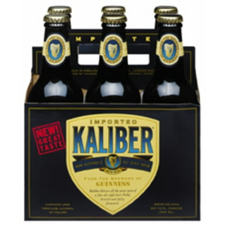 Kaliber Lager Non-Alcoholic Import Beer, 11.2 fl oz, 6 Pack Bottles, Less Than 0.5% ABV