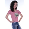 thumbnail image 2 of Moomaya T-shirt à Manches Courtes pour Femmes avec Col Rond, Écusson à Paillettes, Coupe Décontractée - 7K, 2 of 7
