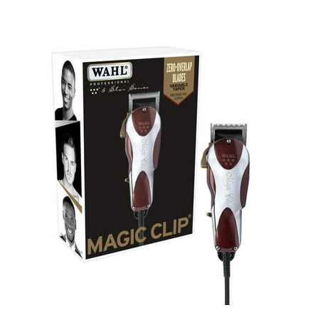 5-Star Magic Clip #8451 – Great for Barbers and Stylists – Precision Fade Clipper with Zero Overlap Adjustable Blades, V9000 Cool-Running Motor, Variable Taper and Texture Settings Wahl