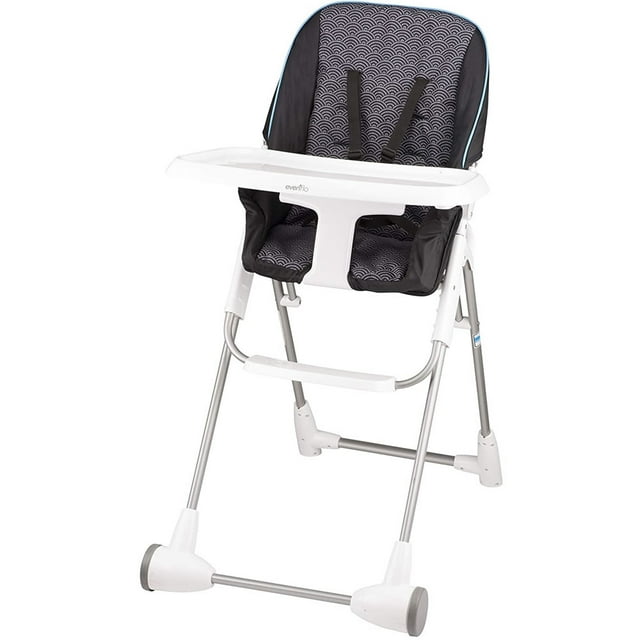 Evenflo Symmetry Flat Fold High Chair, Koi