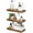Brown - 3, variant on Floating Shelves for Wall Set of 3-Rustic Brown Solid Wood Wall Mounted Shelves,16" Long x 7" Deep x 1.6" Thick,Heavy Duty Shelving for Bedroom, Living Room, Kitchen, Bathroom (16inch)