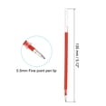 thumbnail image 2 of Uxcell 130mm Ballpoint Pen Refills 0.5mm Tip Black Gel Ink Pen Refill, Red 50 Pcs, 2 of 5
