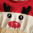 thumbnail image 6 of LWNYDPLSD Christmas Dress Toddler Girls Smocked Christmas Mother Daughter Christmas Dresses Casual Dress 4t Girl Clothes Toddler Clothes Holiday, Red 2-3 Years, 6 of 8
