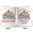 thumbnail image 6 of Upholsterer Mug – Personalized Ceramic Coffee Cup 11oz 15oz – Great Gift for Fabric Specialists – Nature-Inspired with Custom Name Option, 6 of 6