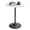 White, variant on OSM Round Cocktail Bar Table with Metal Base, 23.5" Tall Adjustable Height Brown Marble Texture Top Pub Table for Kitchen Dining Living Room (Brown Rock)