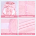 thumbnail image 4 of Pet Bath Robe Dog Quick Dry Absorbent Towel Bathrobe, Pink Xl1× Dog Bath Towel With Ears, Pet Bathing Accessory For Post-Bath Drying, Pet Grooming Robe For Dogs, 4 of 7