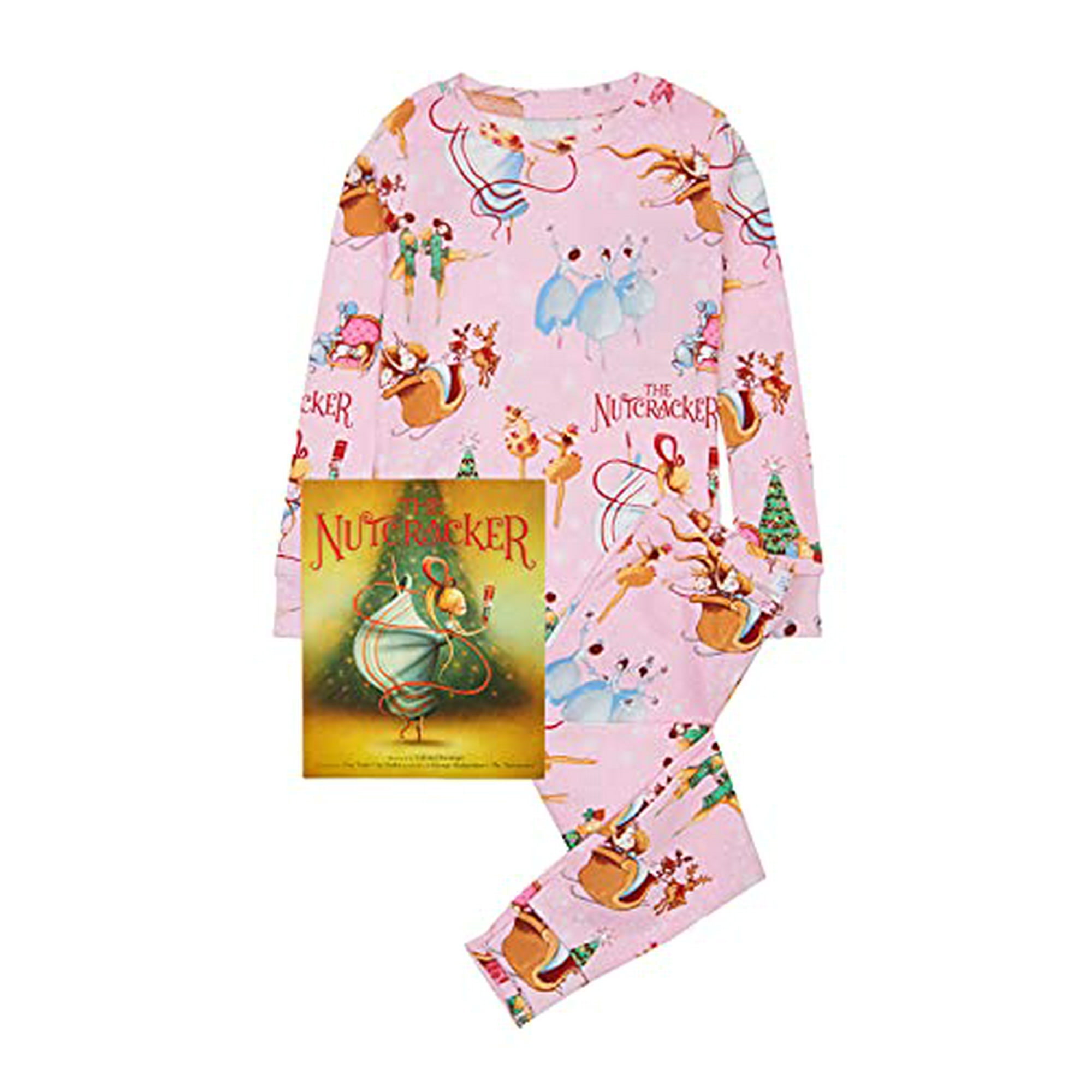 Pink Nutcracker Pajama Set 2T Walmart