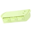 thumbnail image 2 of Mini molde para paletas de hielo DIY para el hogar, para niños, de silicona de grado alimenticio, molde para paletas de hielo para helado, seis rejillas, verde, 2 of 12