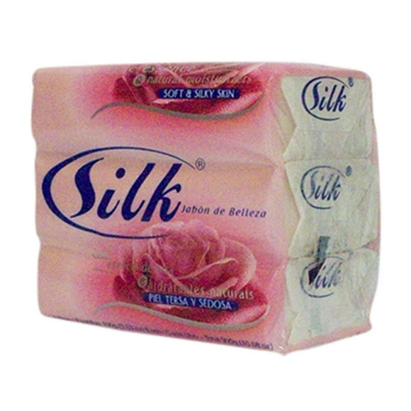 Silk Beauty Bar With Rose Essence & Natural Moisture 3 In 1 Pack (3*100g) Approx. 261000