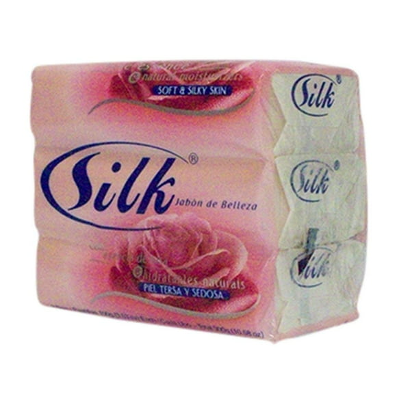 Silk Barre de Beauté avec Essence de Rose et Hydratation Naturelle 3 en 1 Pack (3*100g) Env. 261000