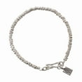 thumbnail image 3 of Leander's 999 sterling silver handmade fishbone bracelet, a vintage fishbone bracelet, is luxurious yet stylish and complements any outfit, perfect for everyday wear., 3 of 5