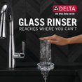 thumbnail image 2 of Delta Faucet Glass Rinser for Kitchen Sinks, Chrome GR150, 2 of 10