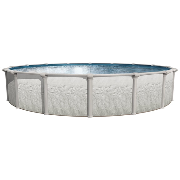 Lake Effect Pools Antigua 12' x 52" Round Steel Walled Above Ground Swimming Pool