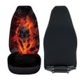 thumbnail image 6 of XYZCANDO Flame Wolf Car Seat Covers Durable Non-Slip Car Front Seat Covers car Front Seats Car Interior, Anti-Scratch Waterproof Truck Auto, 6 of 10