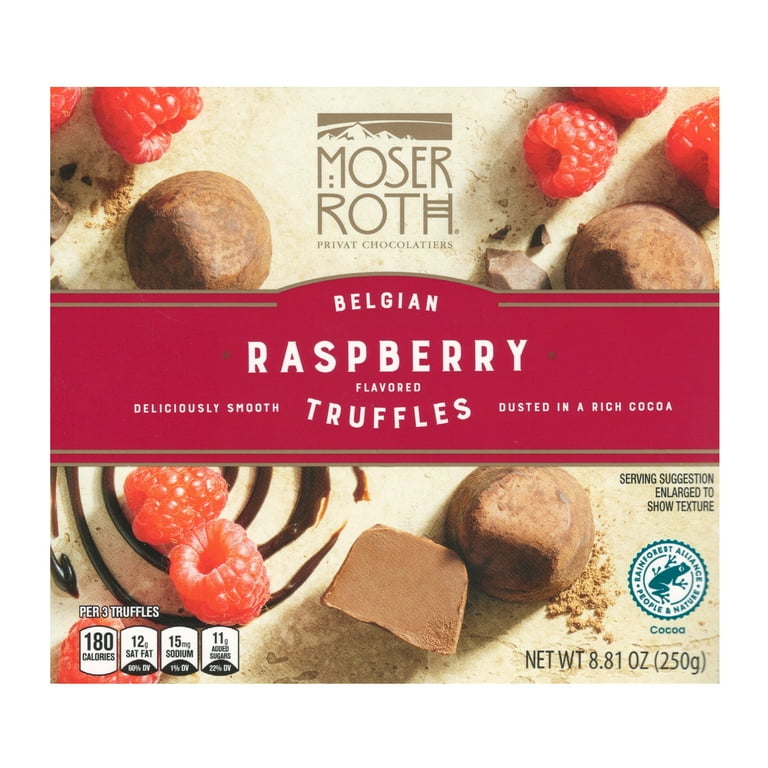 Moser Roth Belgian Cocoa Dusted Truffles, 8.81 oz (1 Box