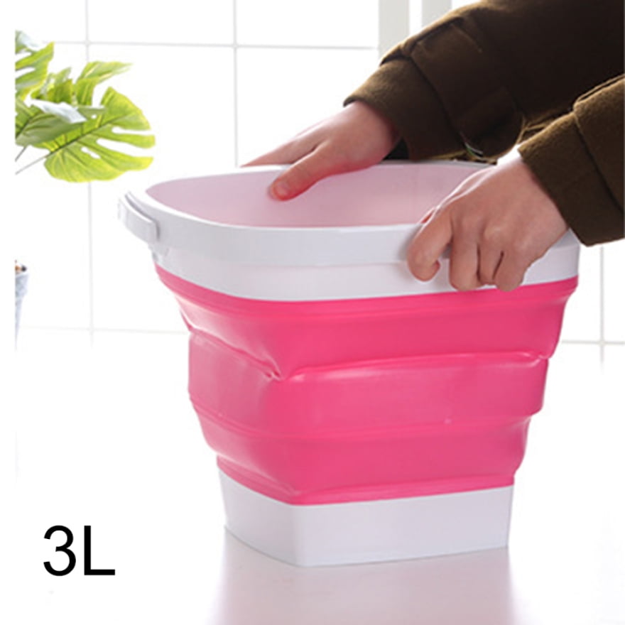 Overtake Collapsible Plastic Bucket Foldable Square Tub Portable