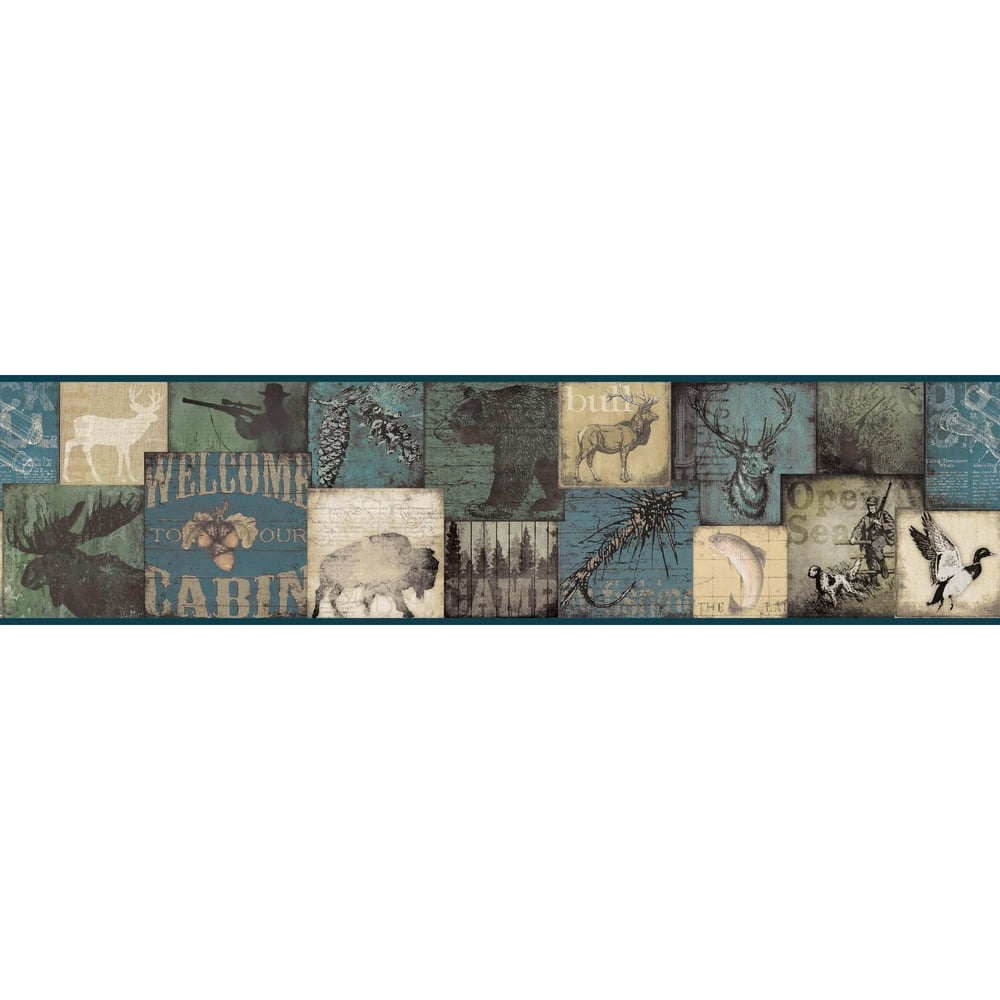York Wallcoverings Wilderness Removable Wallpaper Border