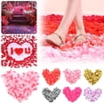 thumbnail image 3 of 100Pcs Artificial Silk Rose Petals, Fake Flower Petals for Valentines Day Romantic Night Wedding Proposal Anniversary Engagement Party Decorations,Reusable and Easy to Clean(Purple,1.96x2.16"), 3 of 4