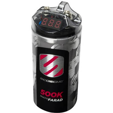 Farad Car Capacitor - Scosche 500K Micro-Farad Capacitor