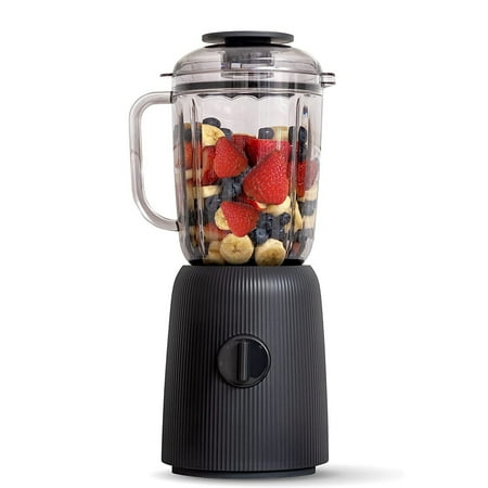 

Professional Countertop Blender for Kitchen - 3-Speed High grade Blender with 50 oz Jar Titanium-Coated (Black)
