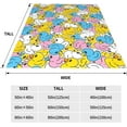 thumbnail image 5 of Yibo Cute Dog Blanket Flannel Soft and Comfortable Anti-static Bed Sofa Blanket, 5 of 9