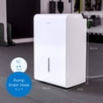 thumbnail image 3 of hOmeLabs 4500 Sq. ft. Energy Star Dehumidifier with Pump - Ideal for Large Rooms, Home Basements and Whole House - Powerful Moisture Removal and Humidity Control - 50 Pint (Previously 70 Pint), 3 of 9