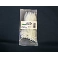 thumbnail image 4 of NavePoint 6 Inch Nylon Cable Wire Zip Tie 40 lbs - Natural White 500 Pack Lot Pcs Qty, 4 of 4