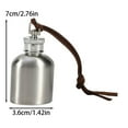 thumbnail image 2 of Travel Friendly Stainless Steel Flask Fashion 1oz Stainless Steel Flask for Travel, 2 of 7