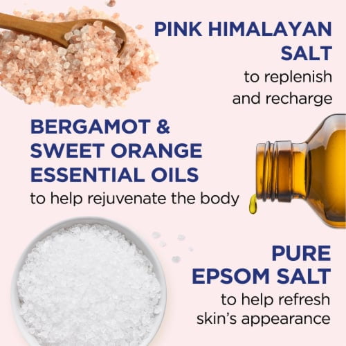 Pack of 2 - Dr Teal's Restore & Replenish Pink Himalayan Salt with Pure Epsom Salt Foaming Bath 34 fl oz