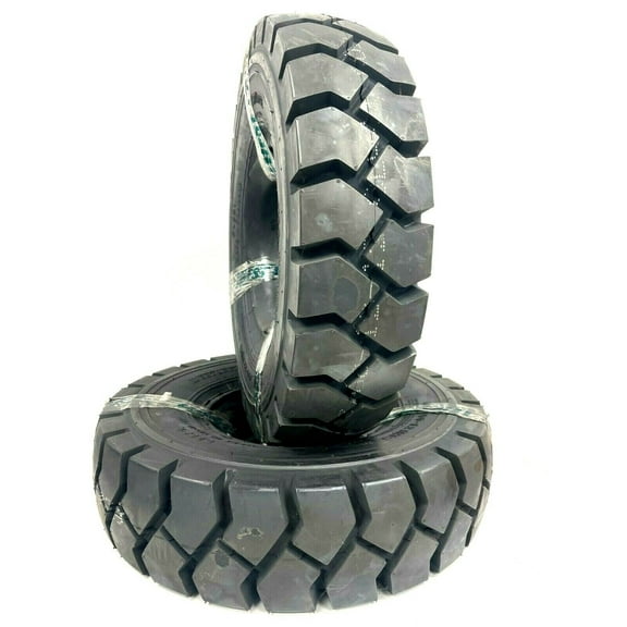 Two 🌟 650-10 Heavy Duty Forklift Tires 6.50-10 10 PLY 🚜